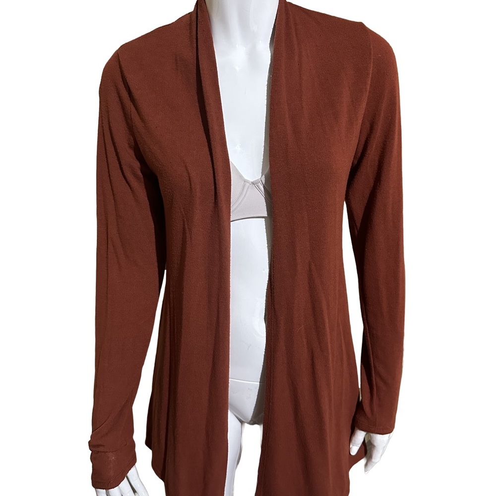 Women's Rust Cardigan Sweater